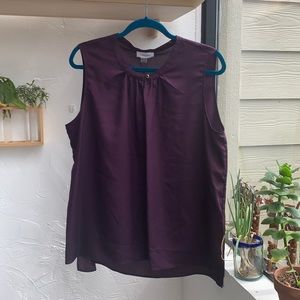 Calvin Klein Blouse Deep Purple